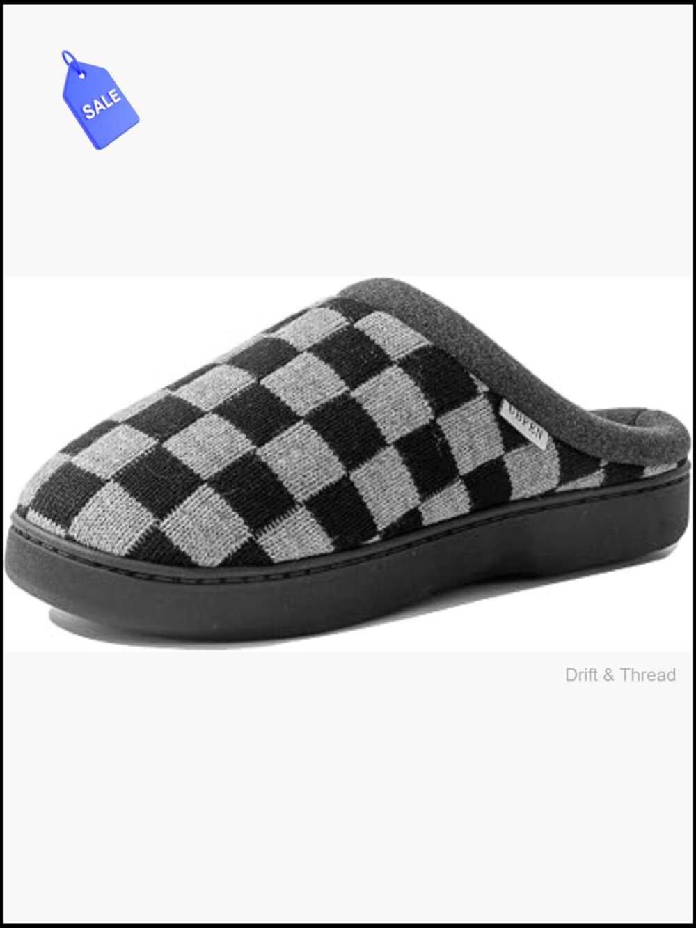 Unisex Fleece Lined Memory Foam Slippers Non-Slip Indoor Outdoor Plush House